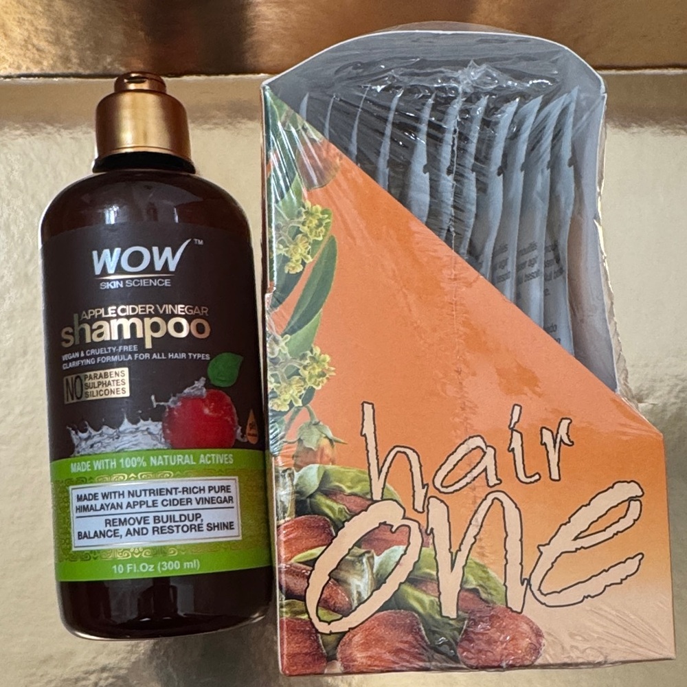 🎉3 for $50 🎉WOW Apple Cider Vinegar Shampoo and Hair One 12 pack hair Mask